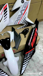 Coverset Y15 zr V2 Mx Sniper Batman White Black siap Tanam