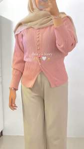 Tamara Cardigan Rajut Premium Atasan Sweater Wanita Knit Top Knitwear
