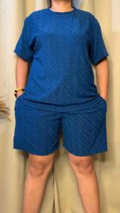 XL TO 2XL EMBOSSED BRANDED COTTON TERNO SHORT