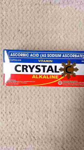 CRYSTAL C ALKALINE ASCORBIC ACID(AS SODIUM ASCORBATE 500mg