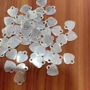 Mặt tim bạc 925 khoen bạc 925 size 5li 6li vĩnh viễn bảo hành