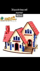 Puzzle Kayu 3D Edisi Rumah: Set Puzzel Desain Unik