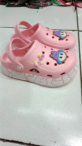 Sandal Baim Anak Perempuan Terbaru Sandal Tebal Motif Labubu Viral Sandal Karet Eva Fashion