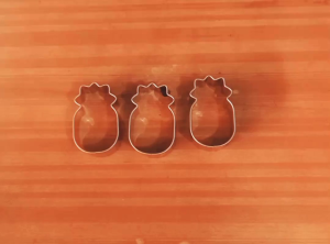 Cetakan nastar nanas cetakan ring cutter cookies skipy