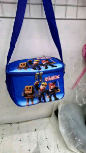 Roblox Lunch Bag for School Boys Kids with Side Pockets