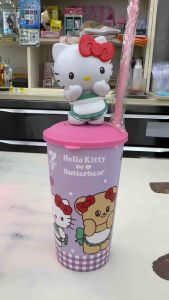 💥Christmas Sales💥🇹🇭Thai 7-Eleven Limited Edition Hello Kitty &Butterbear Plastic Cup(22oz)