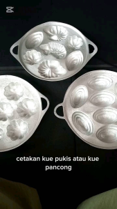 Cetakan Kue Cubit, Pukis & Pancong: Bahan Tebal Berkualitas
