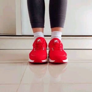 Sepatu My Brand Wanita Merah Putih Olahraga Zumba Senam Lari Joging Gym Erobik Fitness Wanita Terbaru