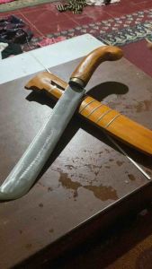 40CM GOLOK BEDOG BAJA TEBAS GOLOK KEBUN~ ASLI BAHAN BAJA