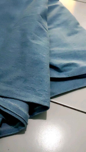 Kain Blue jeans denim wash melar stretch tebal 14 oz (hrg 3 mtt)