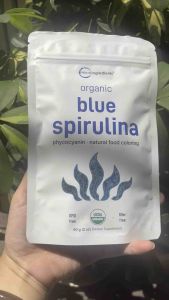 Bột tảo xoắn xanh hữu cơ Micro Ingredients Organic Blue Spirulina Powder 60g [7.2026]