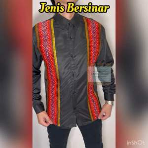 Linangkit Baju Kadazan Dusun Lotud lengan panjang m sabahan Baju Tradisi kadazan Dusun/Baju lelaki sabahan/For Mens long