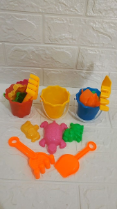 Mainan Cetakan Ember Bulat kecil Mini Tinggi 7Cm / Pasir Anak - Mainan Edukasi Cetakan