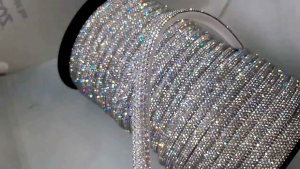 4mm 5row Water Glass Rope Semi Circular Flash Tube Flat Round