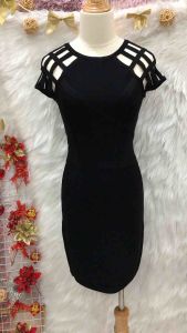 Đầm Body Mini Đi Tiệc 2 hand hiệu Bebe- Size S🌹(#Đ206)