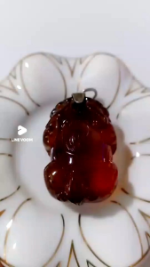 จี้เงินอำพัน แกะสลักปีเซี๊ยะ เงินแท้925 สวยมากค่ะ อำพันพม่า ฟอสซิลยางไม้กลายเป็นหินธรรมชาติจากประเทศพม่า เมืองคะฉิ่ง