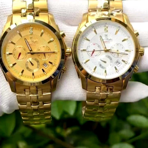 Đồng Hồ Nam size 42mm 6kim mặt dạ quang máy nhật kính sapphire chống xước dây vỏ thép không rỉ pin rin Nhật đồng hồ 0P