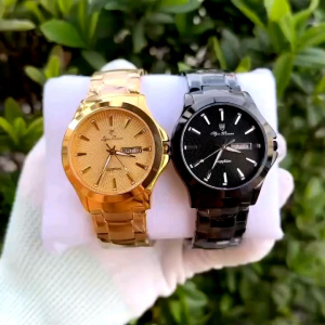 Đồng Hồ Nam size 40mm máy nhật kính sapphire chống xước dây vỏ thép không rỉ pin rin Nhật đồng hồ 0P
