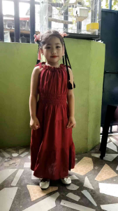 KAYLIE SLEEVE MAXI DRESS FITS TO 7 YRS OLD UP TO 10 YRS OLD