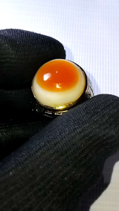 cincin dgn batu motif puser bumi/telur ceplok