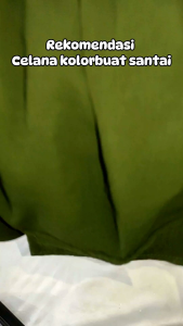 Celana Kulot Jumbo & Celana Kolor Santai Terbaru