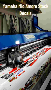YAMAHA MIO AMORE STOCK DECALS (WATERPROOF LAMINATED FADE PROOF)