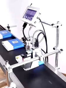 Mesin Coding Inkjet expired Date Otomatis Continuous Set Lengkap Conveyor YMZ-150P