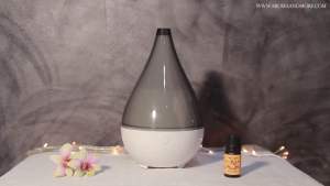 Aroma&More เครื่องพ่นไอน้ำอโรมา รูปแแบบสวย minimal- Essential Oil Aroma Diffuser Ultrasonic 200ML