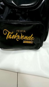 Tas ransel taekwondo bahan Glossy anti air/tas ransel taekwondo/tas olahraga taekwondo