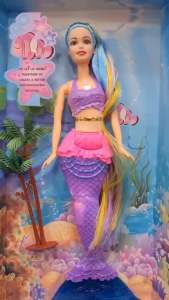 สินค้าขายดี! No.47-386b นางเงือกแสนสวยหางมีไฟ มีเสียงเพลง (ปลา) (lujo)