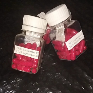 Detox Slimming Herbal Pelangsing Kapsul Merah Botol Polos Isi 30 Butir