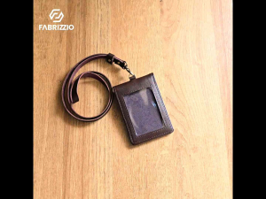 tempat id card saku magnet bolak balik kulit sapi