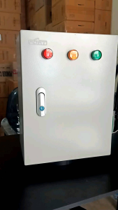 box panel + pilot lamp RST 30x40x20 metal indoor full 1mm pabrikan merk fort