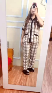 IB AURA Pajamas Kotak Aura untuk Wanita