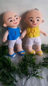 Boneka Sepasang Upin dan Ipin - Harga untuk Sepasang (2 pcs) - Mainan Anak - Boneka & Aksesori - Aksesori Boneka