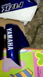 Cover Body Fiz R F1z R  Fiz r fullset halus dan kasar malboro biru putih Cover Body full Set Halus dan kasar YAMAHA F iz R warna malboro biru putih