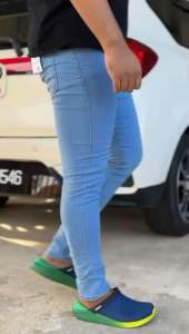 Mens White Skinny Slimfit Jeans | White Denim Stretch Trendy Pencil Model