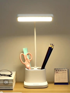 LED Table Lamp Desk Light Bedside Lights Dimmer Night Light Eye Protection Lamp Touch Sensor Control Flexible Lamp Rechargeable USB Desk Lamp Study Table Lamp Eye-Caring LED Desk Lamp 3 Color Adjustable LED Reading USB charging Touch