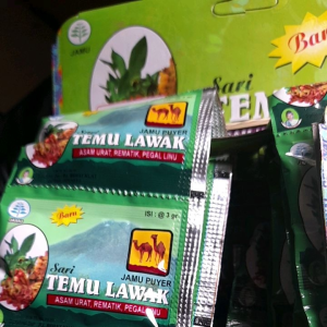 Sari Temulawak Original: Kapsul Asam Urat & Sakit Gigi