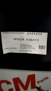 Dek Paruh & Paru Beat FI 2013-2016: Aksesoris Motor Honda Beat