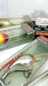 เหยื่อปลอมตกปลา  อุปกรณ์​ตกปลา​ RAPALA  ULTRA LIGHT​ CRANK​  ULC -​ 03