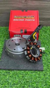 ชุดs4 มัดไฟ+ล้อแม่เหล็กมีแถบปรับองศาในตัวแม่เหล็กใส่110iรุ่นS4รถไม่เกินปี2020มัดไฟs4พร้อมจานไฟS4