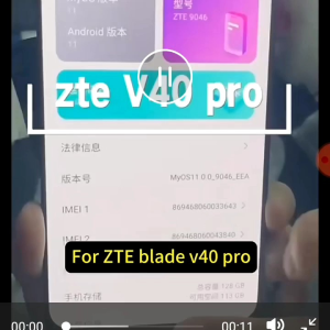 LCD Touch Screen ZTE Blade V40 Vita 8040/ZTE Blade A72 4G A7040/+Free Tools