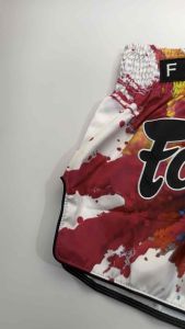 Fairtex BS1939 Muay Thai Fight Shorts “Funky Soul” White MEDIUM