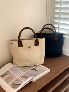 Tas Jinjing Wanita Tas Kanvas Cewek Tote Handbag GC 8824