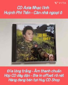 Đĩa CD Huỳnh Phi Tiển Căn nhà ngoại ô Nhạc vàng trữ tình Bolero Đĩa lòng Trắng Chất Lượng cao Âm Thanh chuẩn HUY CD SHOP