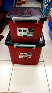 Kotak Simpanan dengan Roda/ Bekas Plastik Simpan Barang/ 12L & 25L Century Storage Box/ Storage Box With Wheels