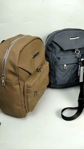 Tas Ransel Wanita Model Terbaru Bahan Nilon Waterproof Anti Air Elegan Fashion untuk Gaya Modern Anda Backpack Sekolah