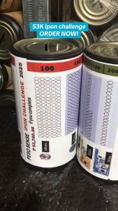 Ipon challenge 53K alkansya coin bank piggy Assorted Color label Mini 6 inches for Girl Boy Savings Money Student