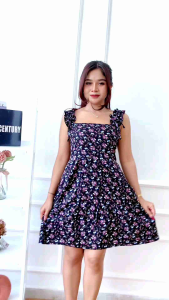 KUMIKO WEAR Mini Dress Yasmin - daster remaja - daster bali motif premium